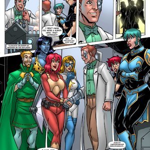Power Patrol & The Cleavage Crusader - Control Freak (Giantess Fan Comics) image 005