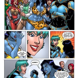 Power Patrol & The Cleavage Crusader - Control Freak (Giantess Fan Comics) image 006