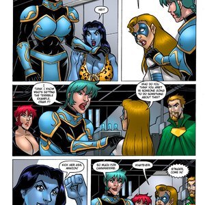 Power Patrol & The Cleavage Crusader - Control Freak (Giantess Fan Comics) image 009