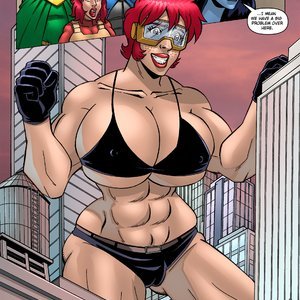 Power Patrol & The Cleavage Crusader - Control Freak (Giantess Fan Comics) image 017