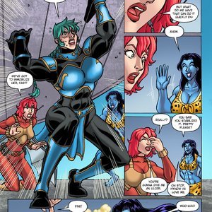 Power Patrol & The Cleavage Crusader - Control Freak (Giantess Fan Comics) image 019