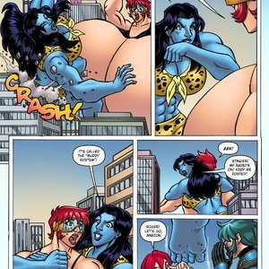 Power Patrol & The Cleavage Crusader - Control Freak (Giantess Fan Comics) image 022