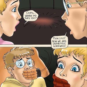 Teaching little voyeurs a rough lesson (IncestBDSM Comics) image 010
