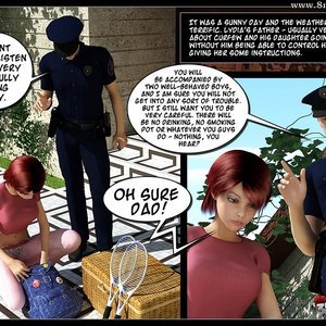 Busted. The Picnic (IncestChronicles3D Comics) image 002