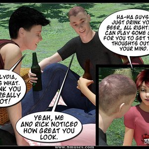 Busted. The Picnic (IncestChronicles3D Comics) image 012
