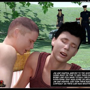 Busted. The Picnic (IncestChronicles3D Comics) image 050