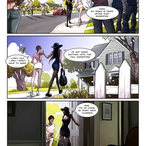 Pantyhose Play (Innocent Dickgirls Comics) image 002