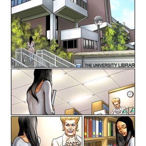 Shhh Quiet In The Library (Innocent Dickgirls Comics) image 002