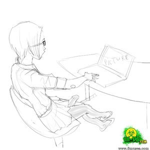 Christine And Professor (Innocent Dickgirls Comics) image 002