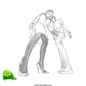 Christine And Professor (Innocent Dickgirls Comics) image 005