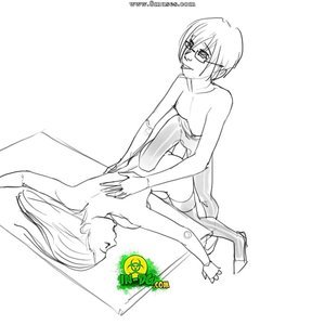 Christine And Professor (Innocent Dickgirls Comics) image 010