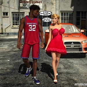 Ghetto Pussy Riders (InterracialSex3D Comics) image 006