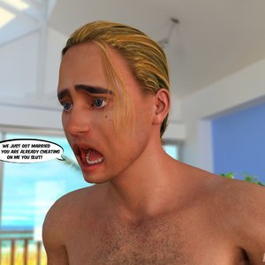 Hawaiian Honeymoon Cuckold Gangbang (InterracialSex3D Comics) image 025