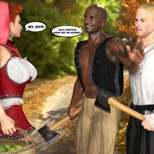 Red Riding Hood (InterracialSex3D Comics) image 006
