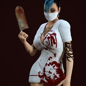 Zoey Halloween Bloody Mercy (Intrigue3d Comics) thumbnail