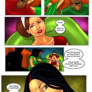 Savita Bhabhi - Episode 24 The Mystery of TWO! (Kirtu Comics) image 022