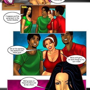 Savita Bhabhi - Episode 24 The Mystery of TWO! (Kirtu Comics) image 041