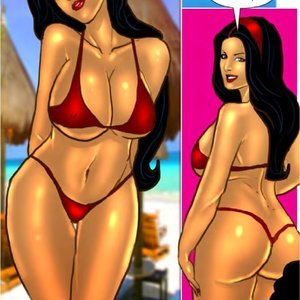 Savita Bhabhi - Episode 33 Sexy Summer Beach (Kirtu Comics) image 006