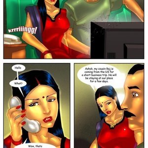 Savita Bhabhi - Episode 4  Visiting Cousin (Kirtu Comics) image 002
