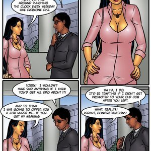 Savita Bhabhi - Episode 45 - Savita gains a little job security (Kirtu Comics) image 004