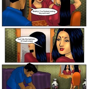 Savita Bhabhi - Episode 5 Servant Boy (Kirtu Comics) image 005