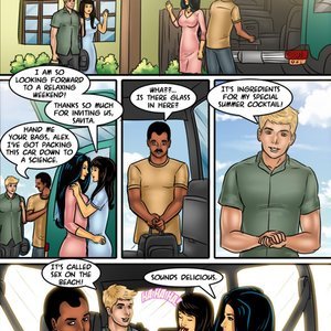 Savita Bhabhi - Episode 61 - Sex on the Beach (Kirtu Comics) image 002