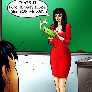 Savita Bhabhi - Episode 69 - Student Affairs (Kirtu Comics) image 031