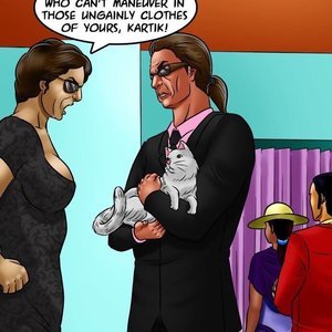 Savita Bhabhi - Episode 71 - Pussy on the Catwalk (Kirtu Comics) image 004