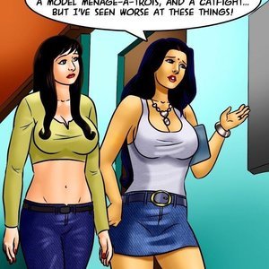 Savita Bhabhi - Episode 71 - Pussy on the Catwalk (Kirtu Comics) image 019