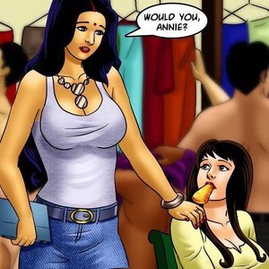 Savita Bhabhi - Episode 71 - Pussy on the Catwalk (Kirtu Comics) image 033