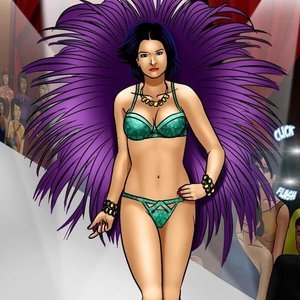 Savita Bhabhi - Episode 71 - Pussy on the Catwalk (Kirtu Comics) image 095