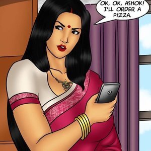 Savita Bhabhi - Episode 78 - Pizza Delivery - Extra Sausage (Kirtu Comics) image 028