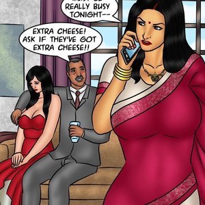Savita Bhabhi - Episode 78 - Pizza Delivery - Extra Sausage (Kirtu Comics) image 029