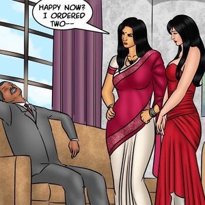 Savita Bhabhi - Episode 78 - Pizza Delivery - Extra Sausage (Kirtu Comics) image 031