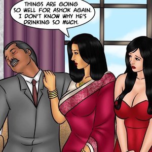 Savita Bhabhi - Episode 78 - Pizza Delivery - Extra Sausage (Kirtu Comics) image 034