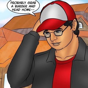 Savita Bhabhi - Episode 78 - Pizza Delivery - Extra Sausage (Kirtu Comics) image 076