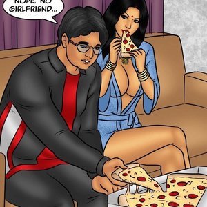 Savita Bhabhi - Episode 78 - Pizza Delivery - Extra Sausage (Kirtu Comics) image 080