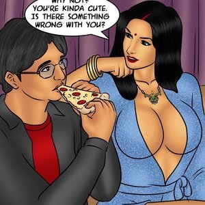 Savita Bhabhi - Episode 78 - Pizza Delivery - Extra Sausage (Kirtu Comics) image 081