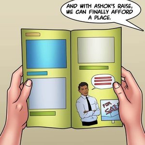 Savita Bhabhi - Episode 79 - House Hunting (Kirtu Comics) image 054