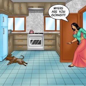 Savita Bhabhi - Episode 84 - Giving the Dog a Bone (Kirtu Comics) image 014