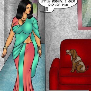 Savita Bhabhi - Episode 84 - Giving the Dog a Bone (Kirtu Comics) image 022