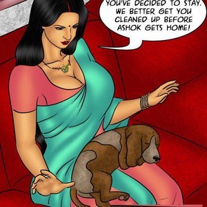 Savita Bhabhi - Episode 84 - Giving the Dog a Bone (Kirtu Comics) image 025