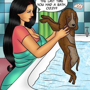 Savita Bhabhi - Episode 84 - Giving the Dog a Bone (Kirtu Comics) image 026