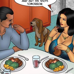Savita Bhabhi - Episode 84 - Giving the Dog a Bone (Kirtu Comics) image 042