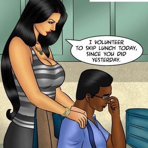 Savita Bhabhi - Episode 86 - Employee of the Month (Kirtu Comics) image 043