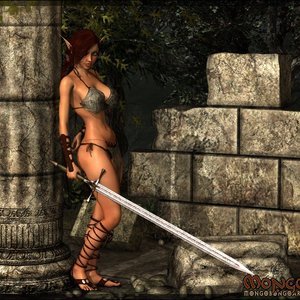 Sylrahtae the Wood Elf and Orc (MongoBongo Comics) thumbnail
