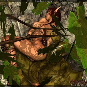 Sylrahtae the Wood Elf and Orc (MongoBongo Comics) image 016