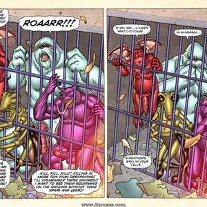 Freedom Stars in Prison Heat 1 (SuperHeroineComixxx) image 074