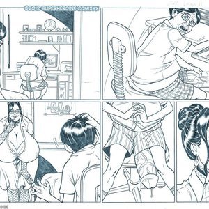 Pencil Major Mo (SuperHeroineComixxx) image 011