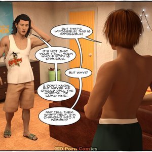 Perky, Pink & Perfect - My Sister's Pills (TG Comics) image 018